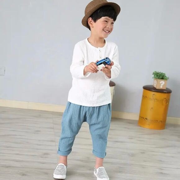 New kid’s long sleeved cotton shirt 5T - Picture 2 of 9